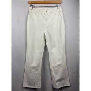 Women’s Isaac Mizrahi Live! Size Petite 4 White Jeans
